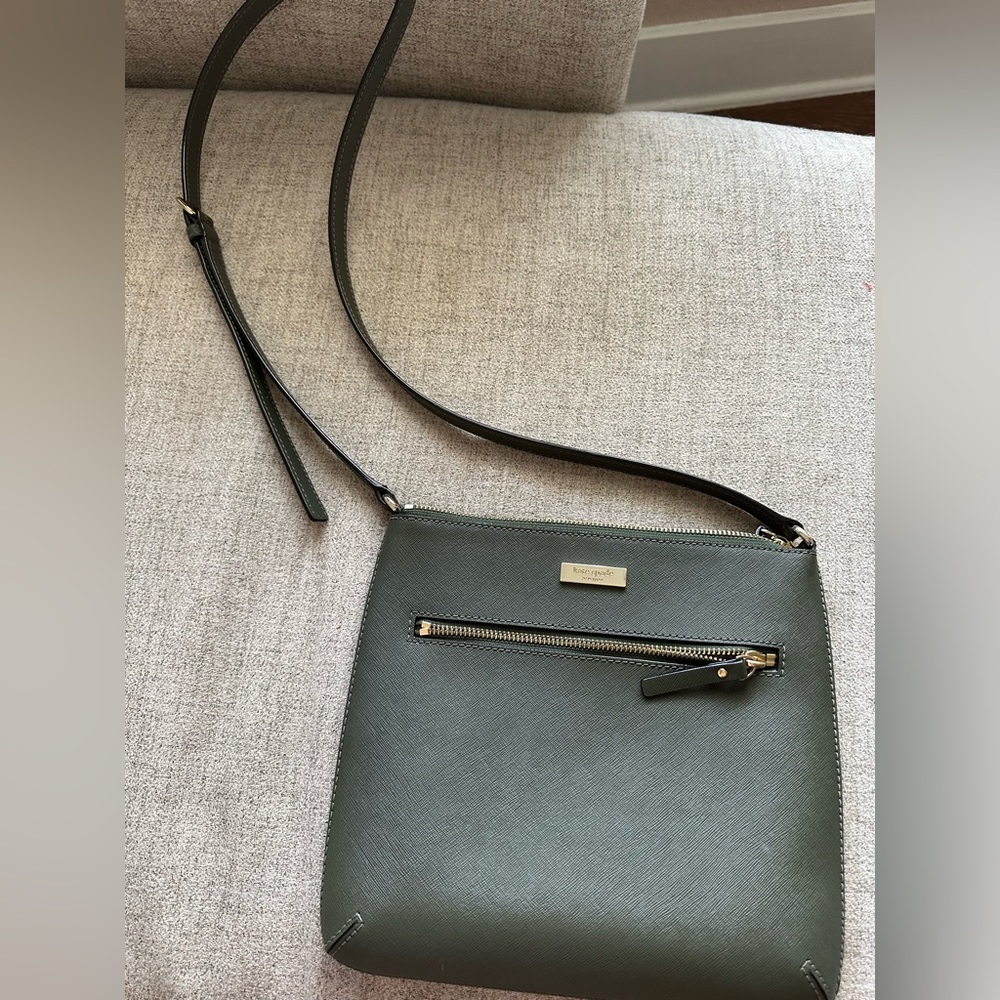 Green Kate Spade crossbody